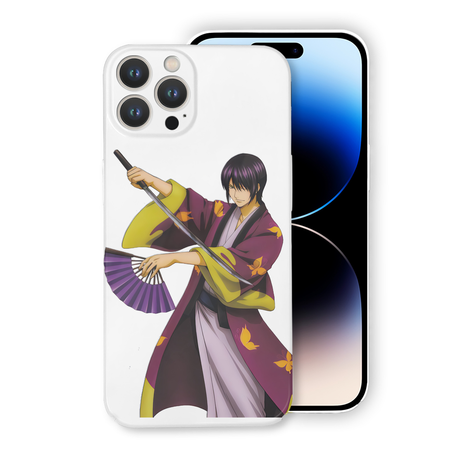（画像用） ぎんたま 坂田銀時（さかたぎんとき） 神楽 志村新八（しむら しんぱち） GINTAMA Sakata Gintoki Kagura Shimura Shinpachi 【iPhone 14シリーズ対応】ハードケース